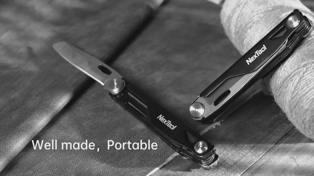 NEXTOOL Knight K20 – 12-in-1 EDC Multitool mit Schere & Schraubendreher